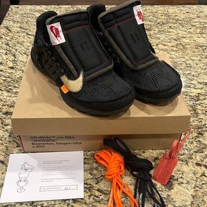 Nike x off white air presto black
